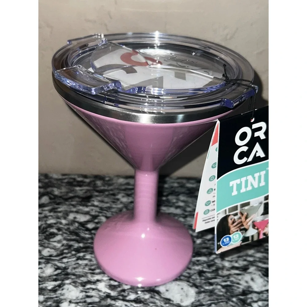 ORCA Tini Martini Tumbler 13oz Pink New With Tags‎ Insulated Stainless SET OF 4
